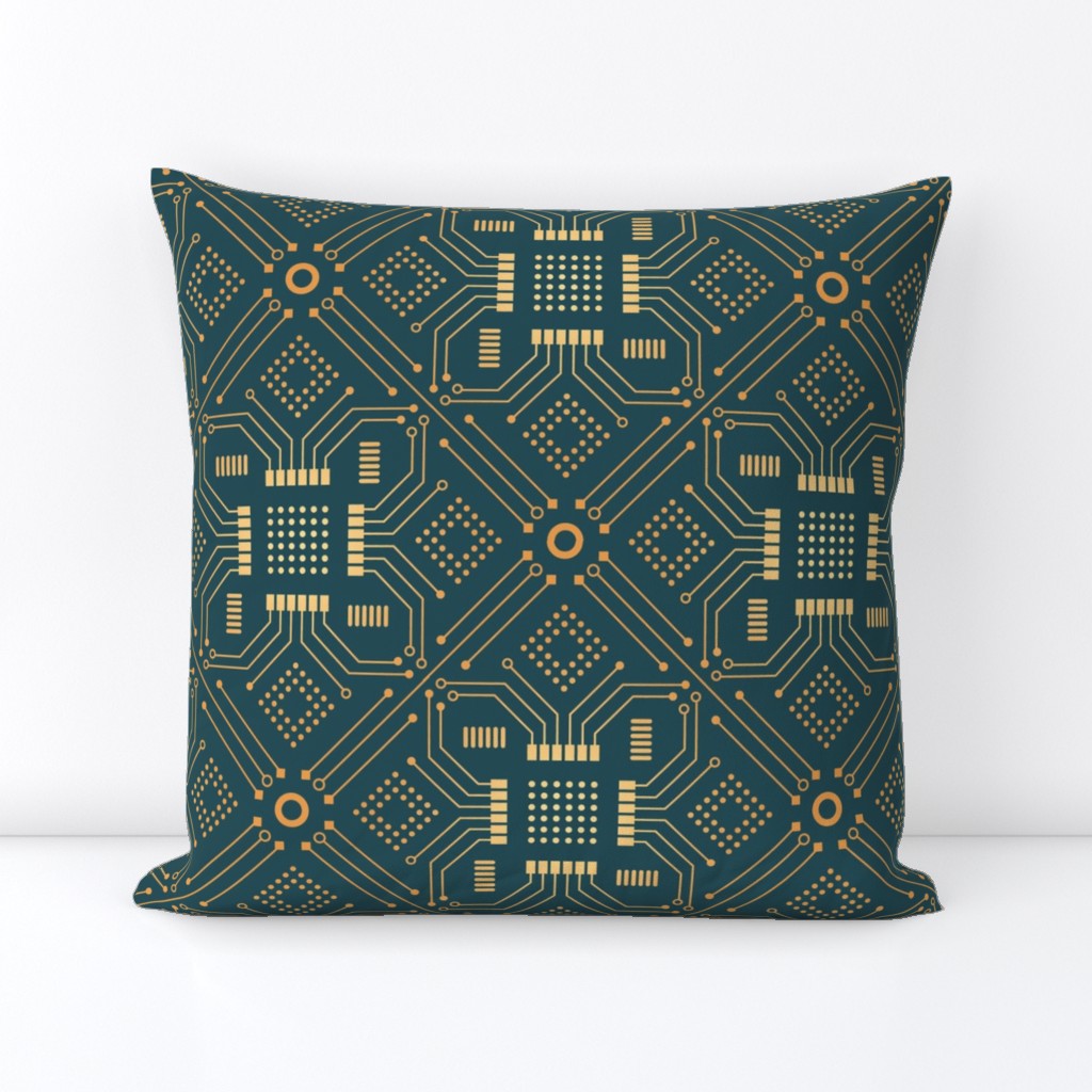 Art Deco Circuit Board