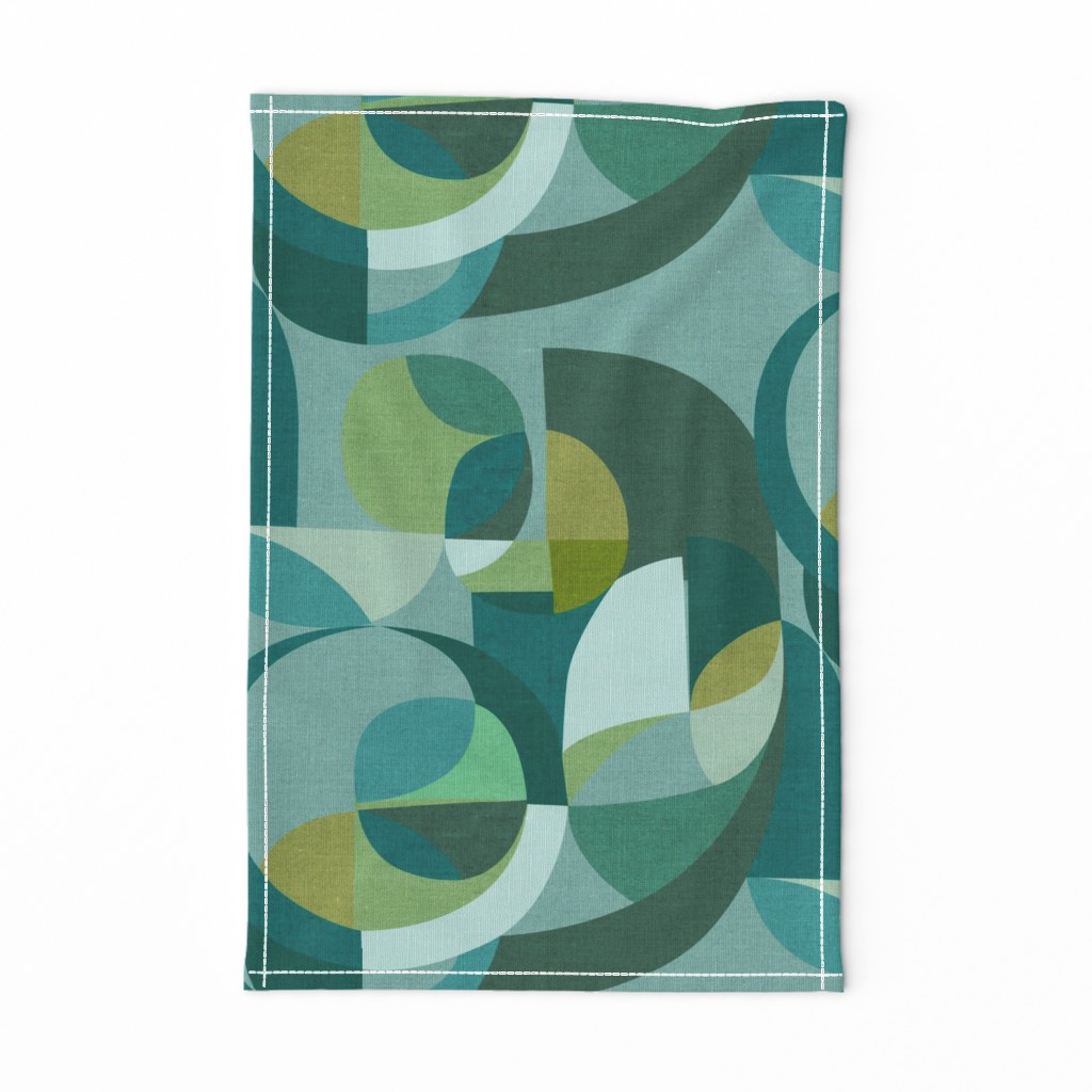 Modern Circles {Teal}