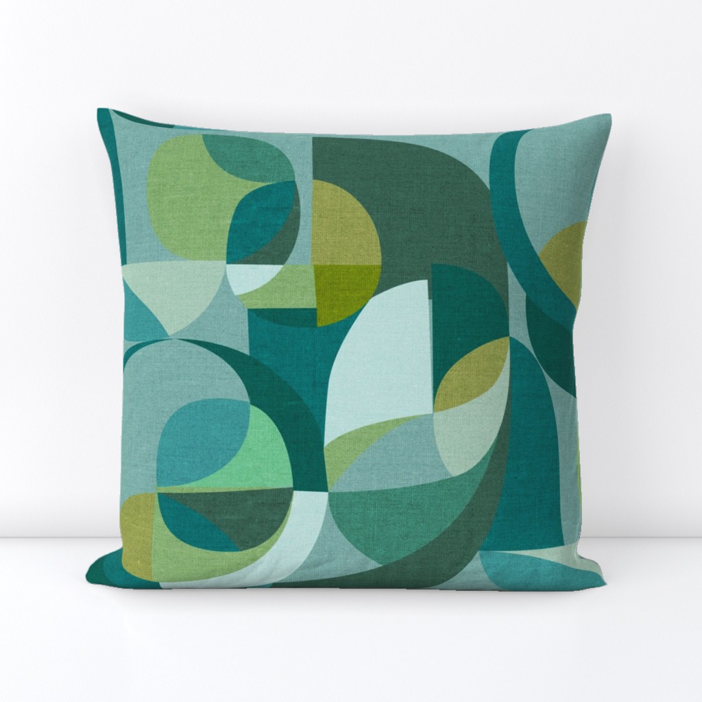 Modern Circles {Teal}