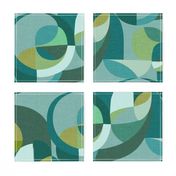 Modern Circles {Teal}