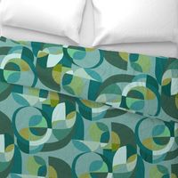 Modern Circles {Teal}