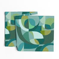 Modern Circles {Teal}