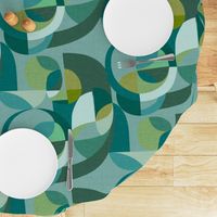 Modern Circles {Teal}