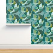 Modern Circles {Teal}