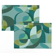 Modern Circles {Teal}