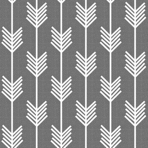 Arrow Stripe - Stone Gray textured