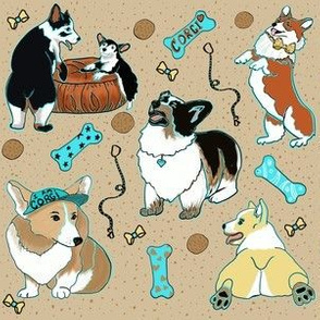 Party like a Corgi! Small print