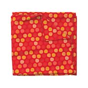 orange slice citrus fruit pattern abstract