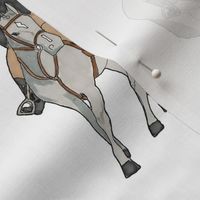 EQ_6009_A Equestrian rider hunter class water color on white background