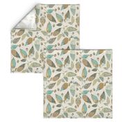 Vintage Patchwork Leaves