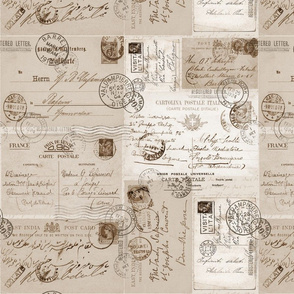 Vintage Letter Pattern