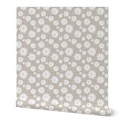 French Linen Daisy - Antique White