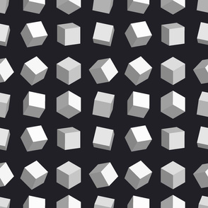 3d cube geometric pattern