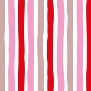 Rainbow beams abstract vertical stripes trend colorful modern minimal design girls pink summer MEDIUM