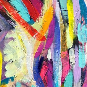 The Party - Abstract Acrylic Painting Print