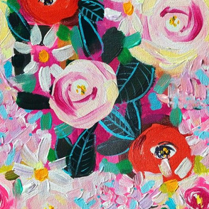 May Blooms Painted Floral 