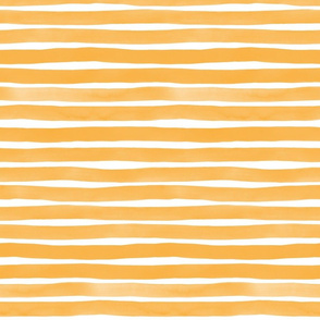 Watercolor Stripes M+M Honey by Friztin