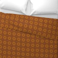 Totally Circular | warm colors on brown