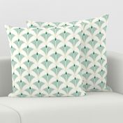 Emerald Art Deco Ribbon Weave