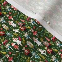 MINI - nutcracker ballet // nutcracker holiday xmas chirstmas fabric xmas holiday andrea lauren - MICRO