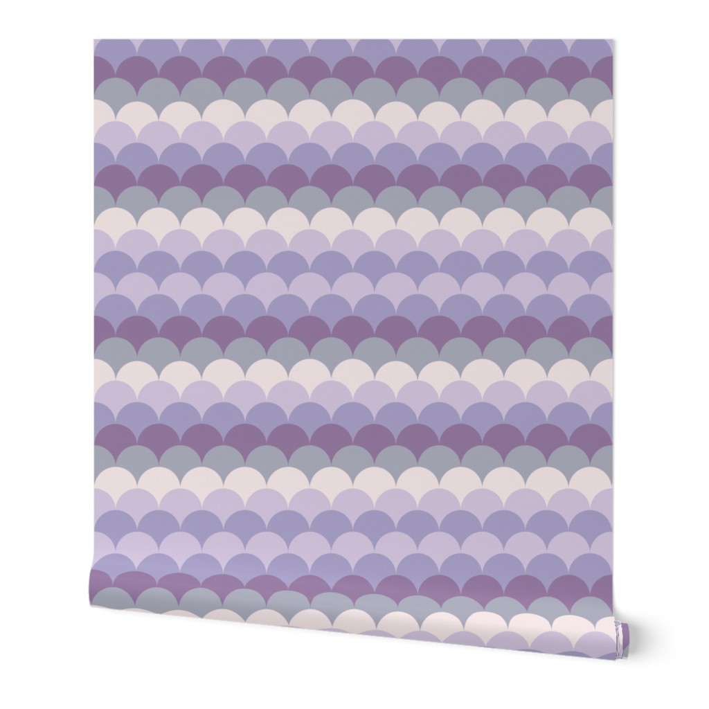 fish scales-dusty purple-curve up