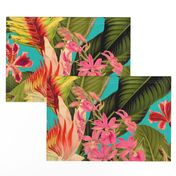 Palm In Palm ~ Floral Fantastico ~ Calypso  Linen Luxe 