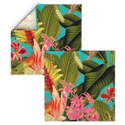 Palm In Palm ~ Floral Fantastico ~ Calypso  Linen Luxe 