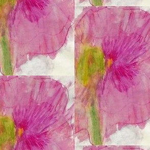 Pink-Purple Flower Watercolor