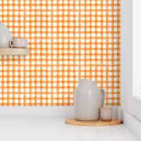 (3/4") watercolor plaid || orange 