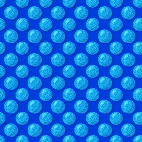 CSMC44 - Medium - Speckled Pastel Blue Polka Dots on Blue Background