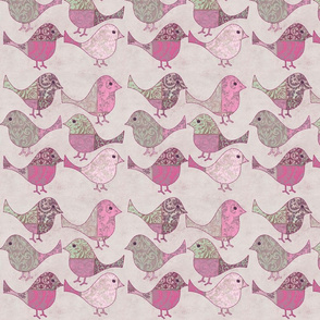 Quilted Birds Pattern