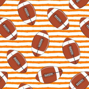 college football (orange stripes)