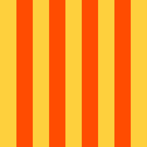 orange yellow stripes 2in | custom
