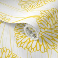 Pom Poms - Large White + Yellow  by Friztin