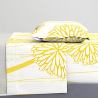 Pom Poms - Large White + Yellow  by Friztin