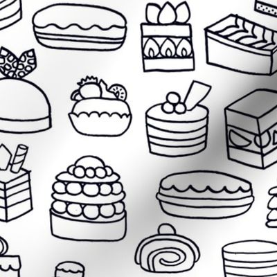 Patisserie {Colouring In}