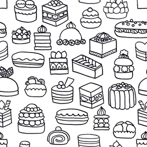 Patisserie {Colouring In}