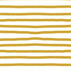 Sketchy Stripes // Mustard