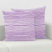 Sketchy Stripes // Med. Vibrant Purple
