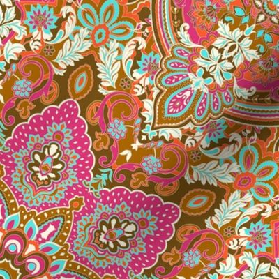 paisley-kaleidoscope-floral-leaf-symmetry-pink-red