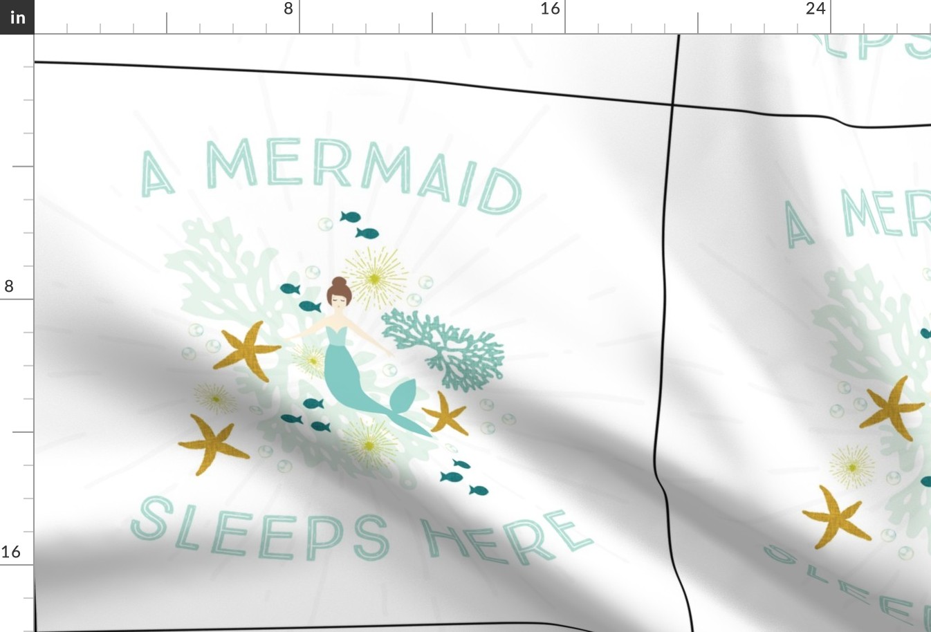 6 loveys: A Mermaid Sleeps Here Lovey // Brunette