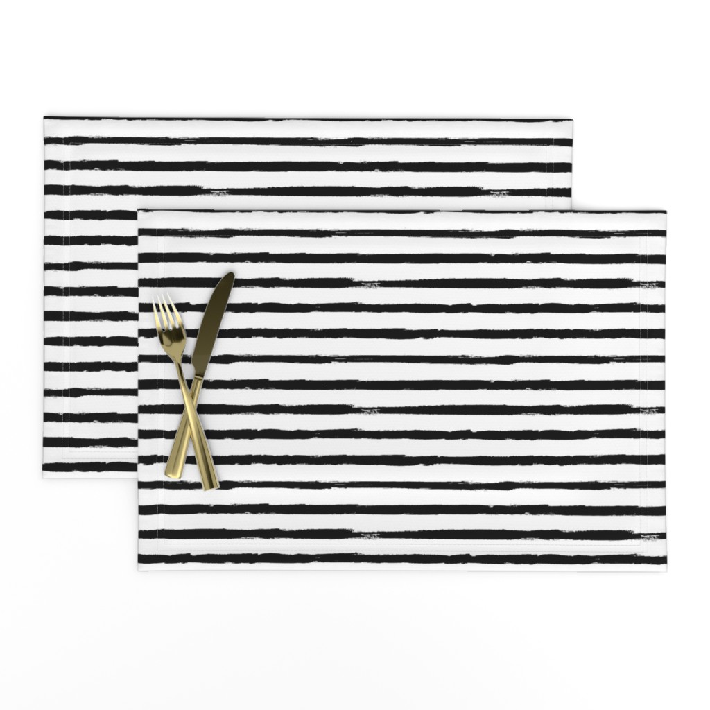 Painted Black Stripes (Distressed Grunge Stripe)