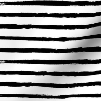 Painted Black Stripes (Distressed Grunge Stripe)