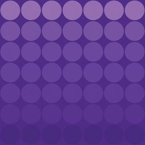 Mid-Century Modern Circles - Purple tones 1.75 inch