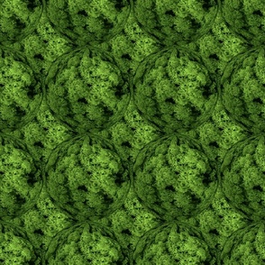 Dark green nature moss texture 3D spheres