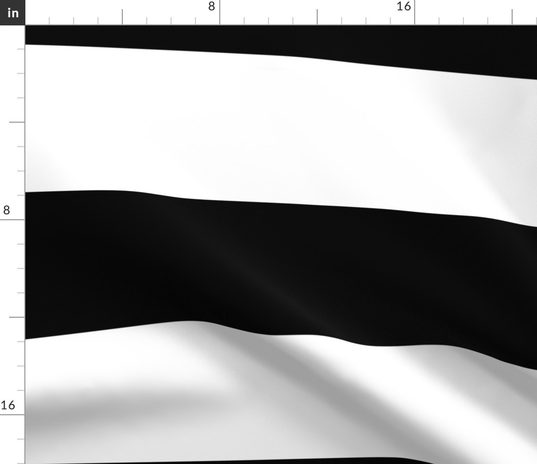 6 Inch Stripe-Black and White