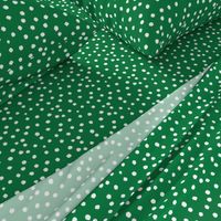 Painted Polka Dot // Kelly Green