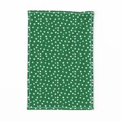 Painted Polka Dot // Kelly Green