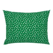 Painted Polka Dot // Kelly Green