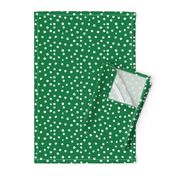 Painted Polka Dot // Kelly Green